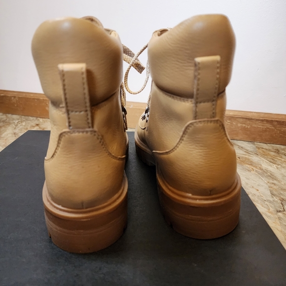 J Crew EUC leather boots work boot style 10 - Picture 4 of 8